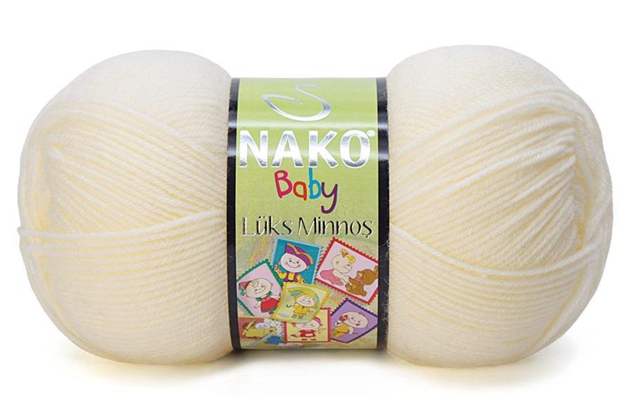 Nako Lüks Minnoş Ekru-99064
