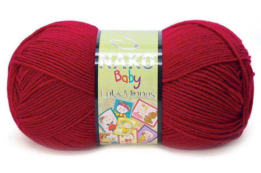 Nako Lüks Minnoş Karmen Kırmızı-3641