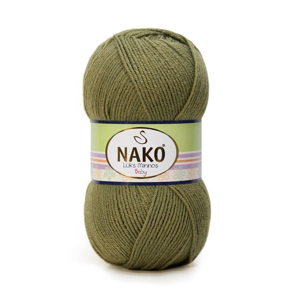 Nako Lüks Minnoş Zeytin Yeşili - 11909
