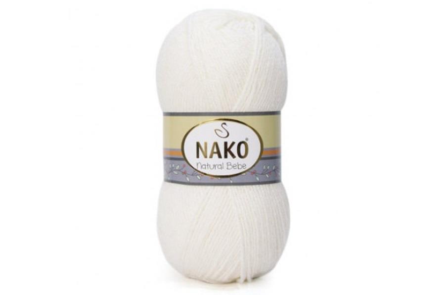 Nako Natural Bebe Beyaz-208