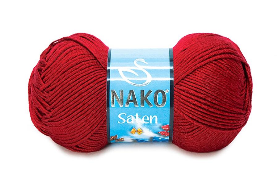 Nako Saten Koyu Kırmızı-1175