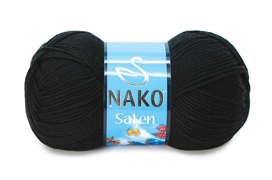 Nako Saten Siyah-217