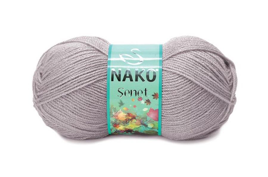 Nako Şenet Pembeli Gri-3079