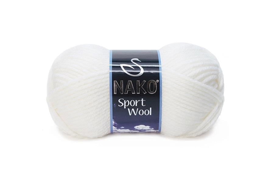 Nako Sport Wool Beyaz-208