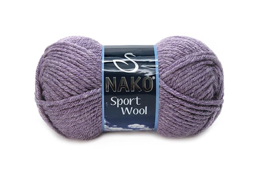 Nako Sport Wool Melanj Mürdüm-23331