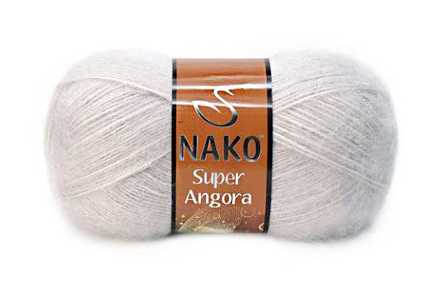 Nako Süper Angora Pembeli Gri-3079