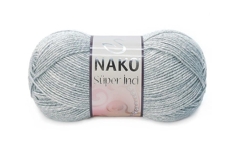Nako Süper İnci Açık Gri Melanj-195