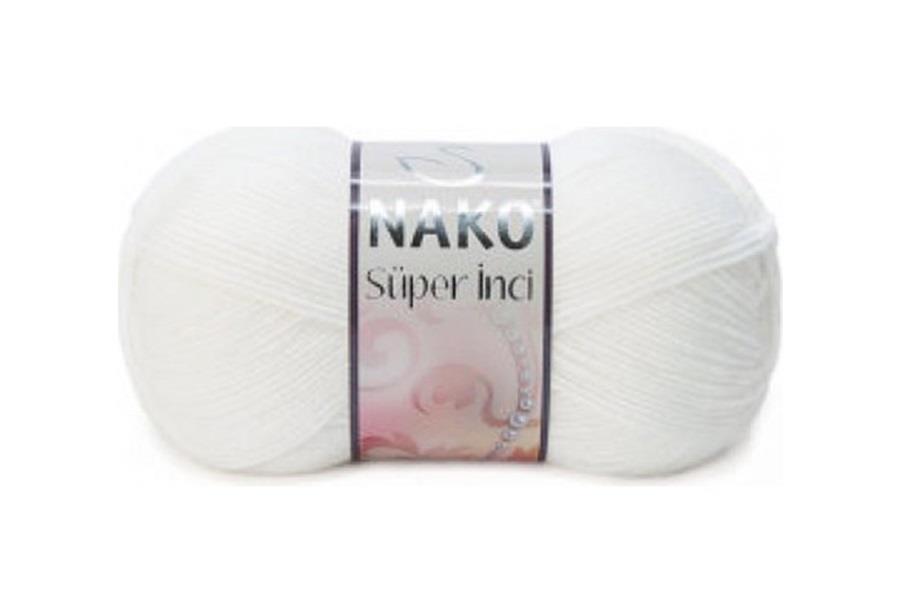 Nako Süper İnci Beyaz-208