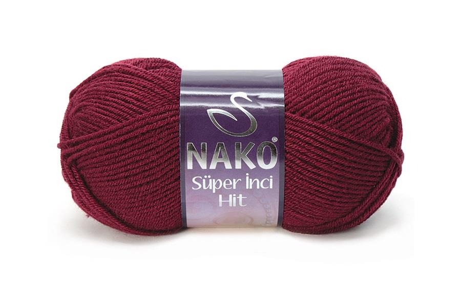 Nako Süper İnci Hit Koyu Kırmızı-1175