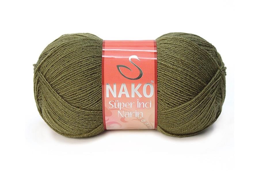 Nako Süper İnci Narin Haki-4234
