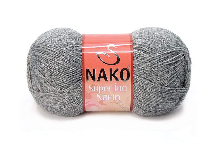 Nako Süper İnci Narin Sis Gri-194