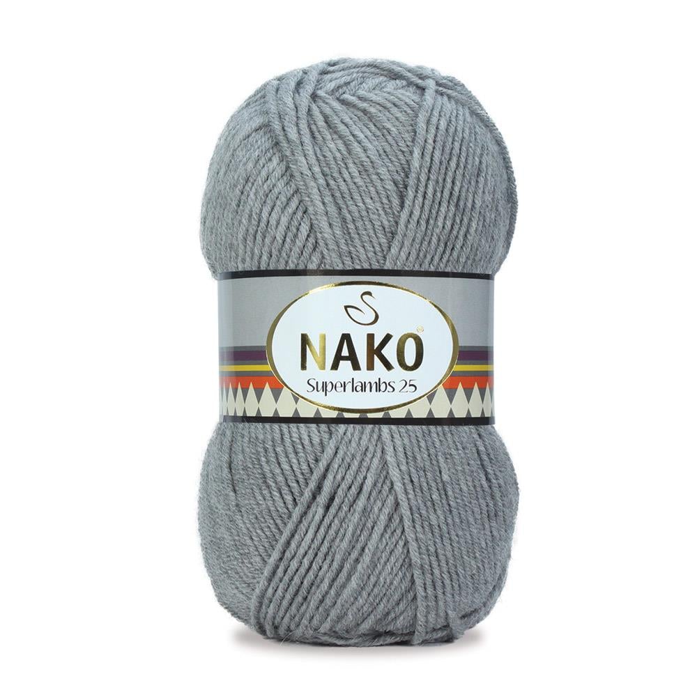 Nako Superlambs 25 Gri Melanj 2264