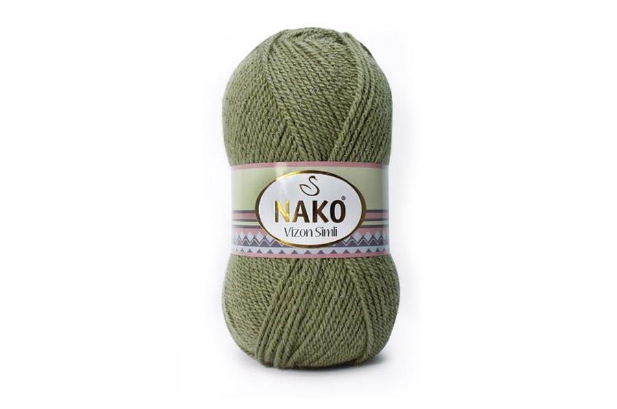 Nako Vizon Simli Asker Yeşil-268