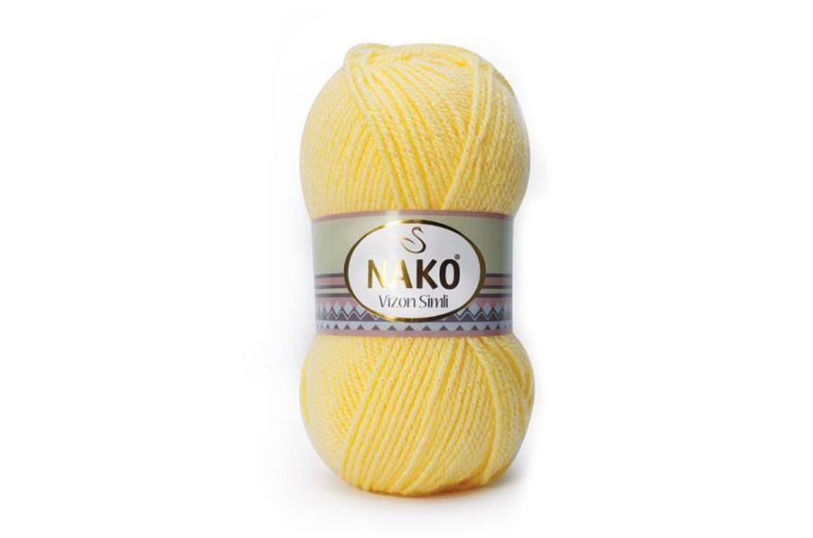 Nako Vizon Simli Saman Sarı-215
