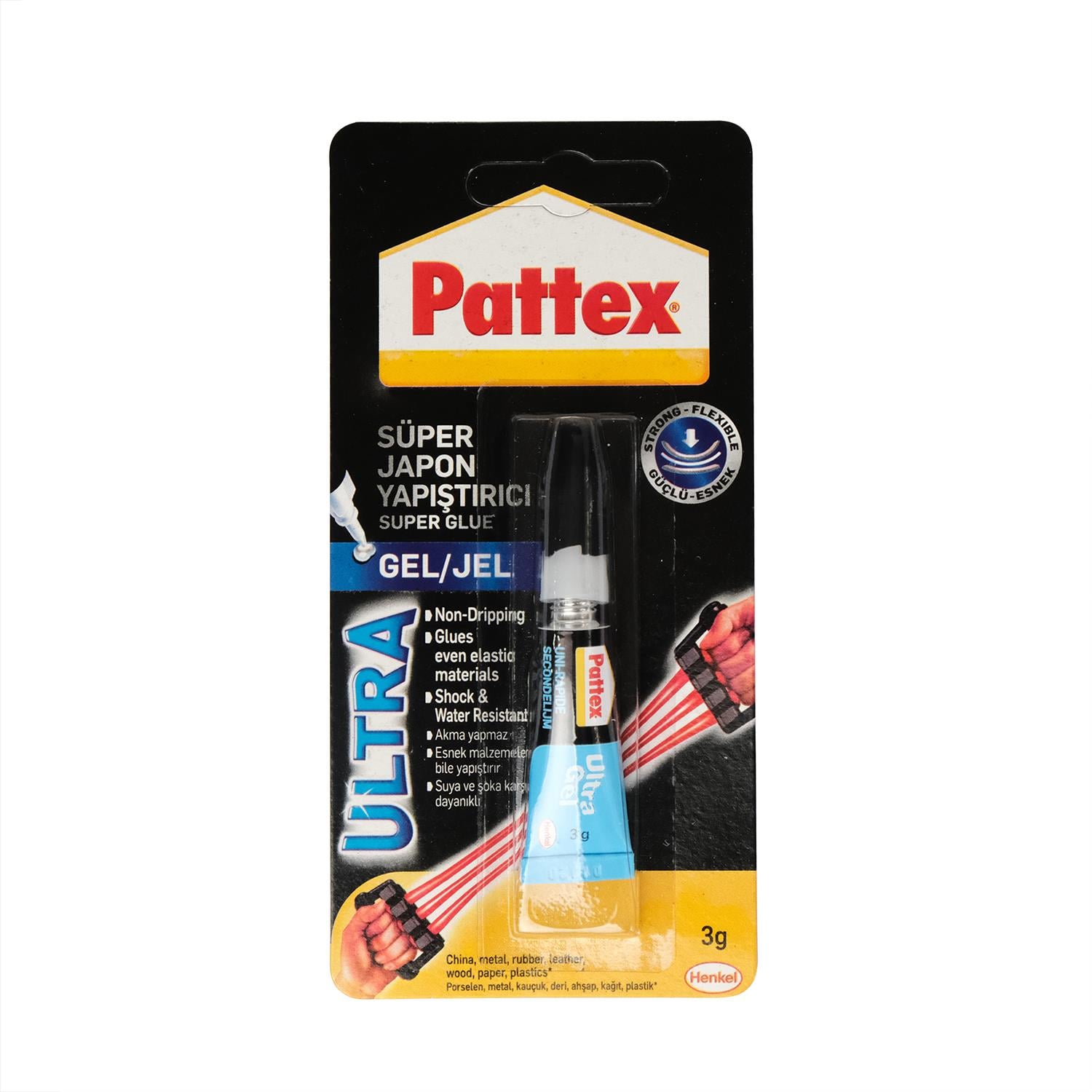 Pattex Süper Japon Yapıştırıcı Ultra Jel 3 Gram