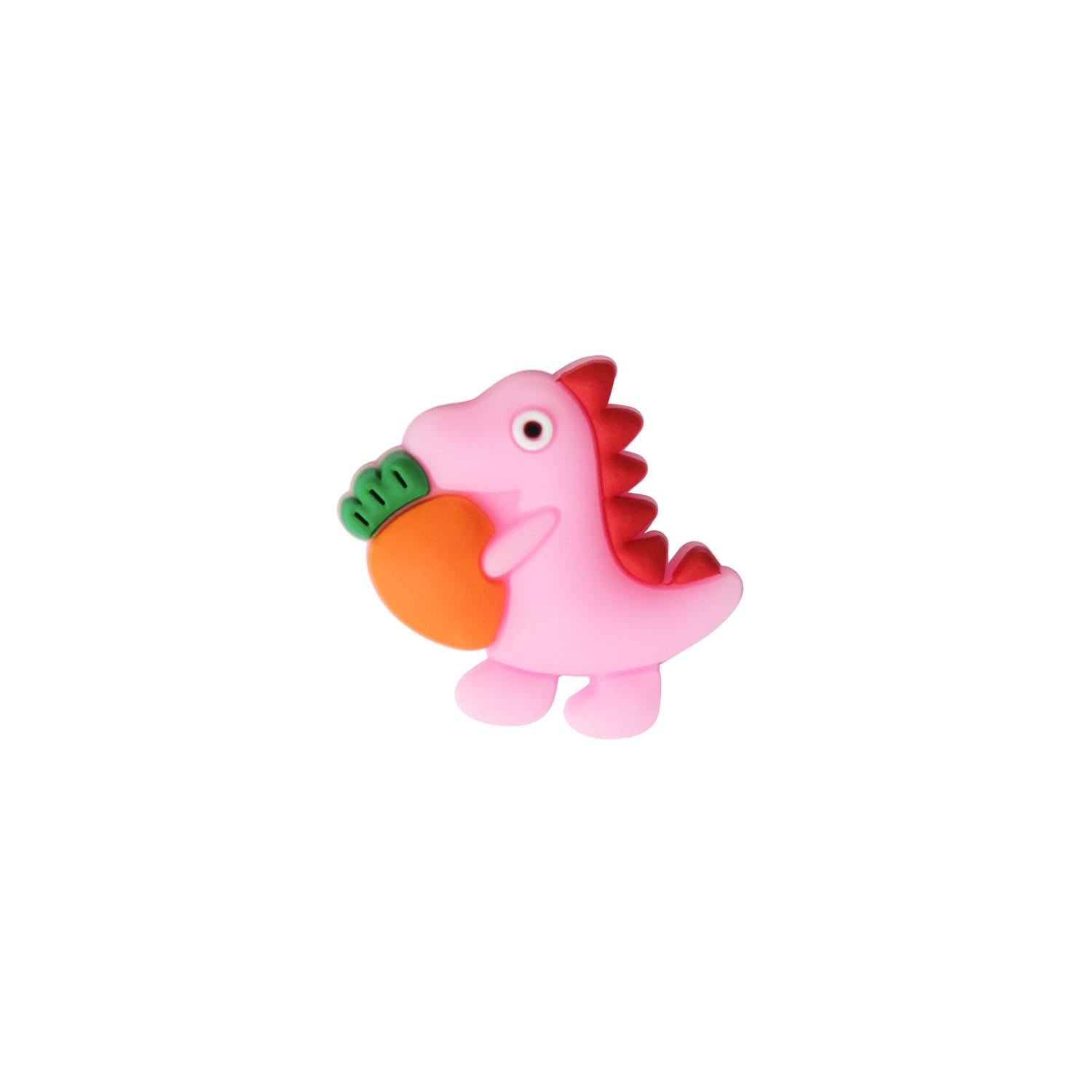 Pembe Renk Dinazor Silikon Obje