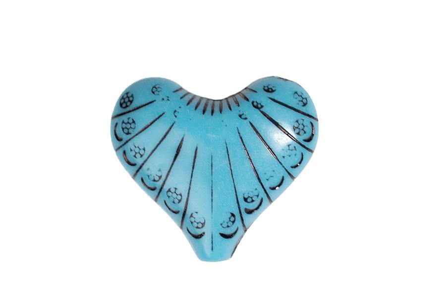 Plastik Bodrum Boncuk Kalp Figürü