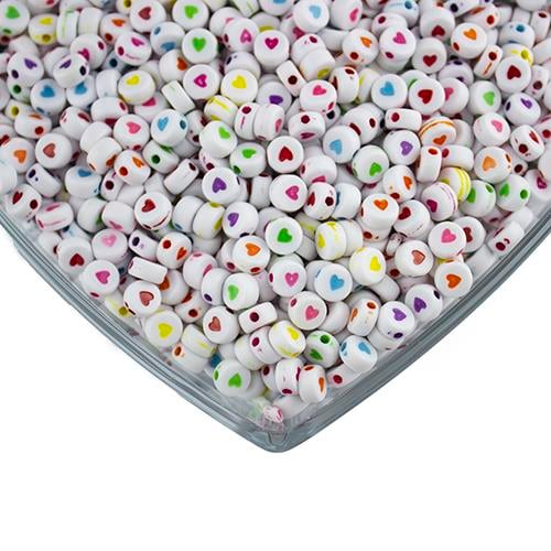 Plastik Boncuk 50 Gr 7 mm Model-01