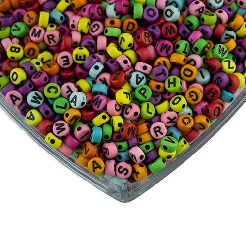 Plastik Boncuk 50 Gr 7 mm Model-03