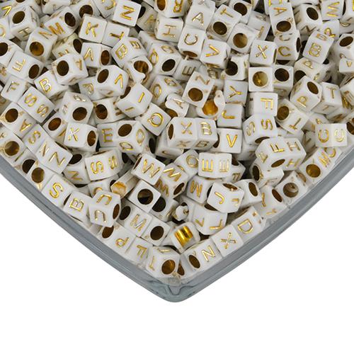 Plastik Harf Boncuk 50 Gr Model-03