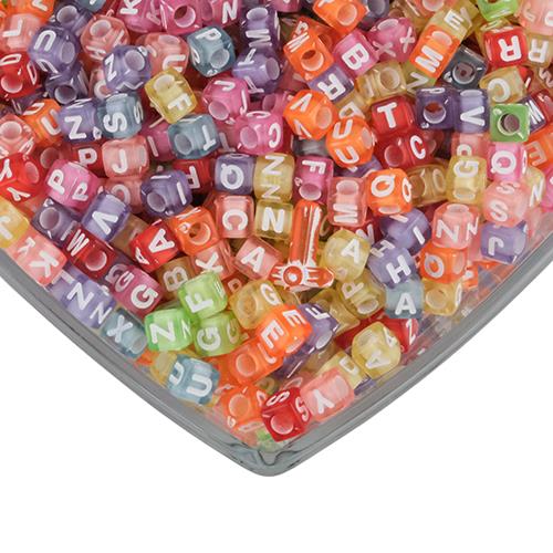 Plastik Harf Boncuk 50 Gr Model-04