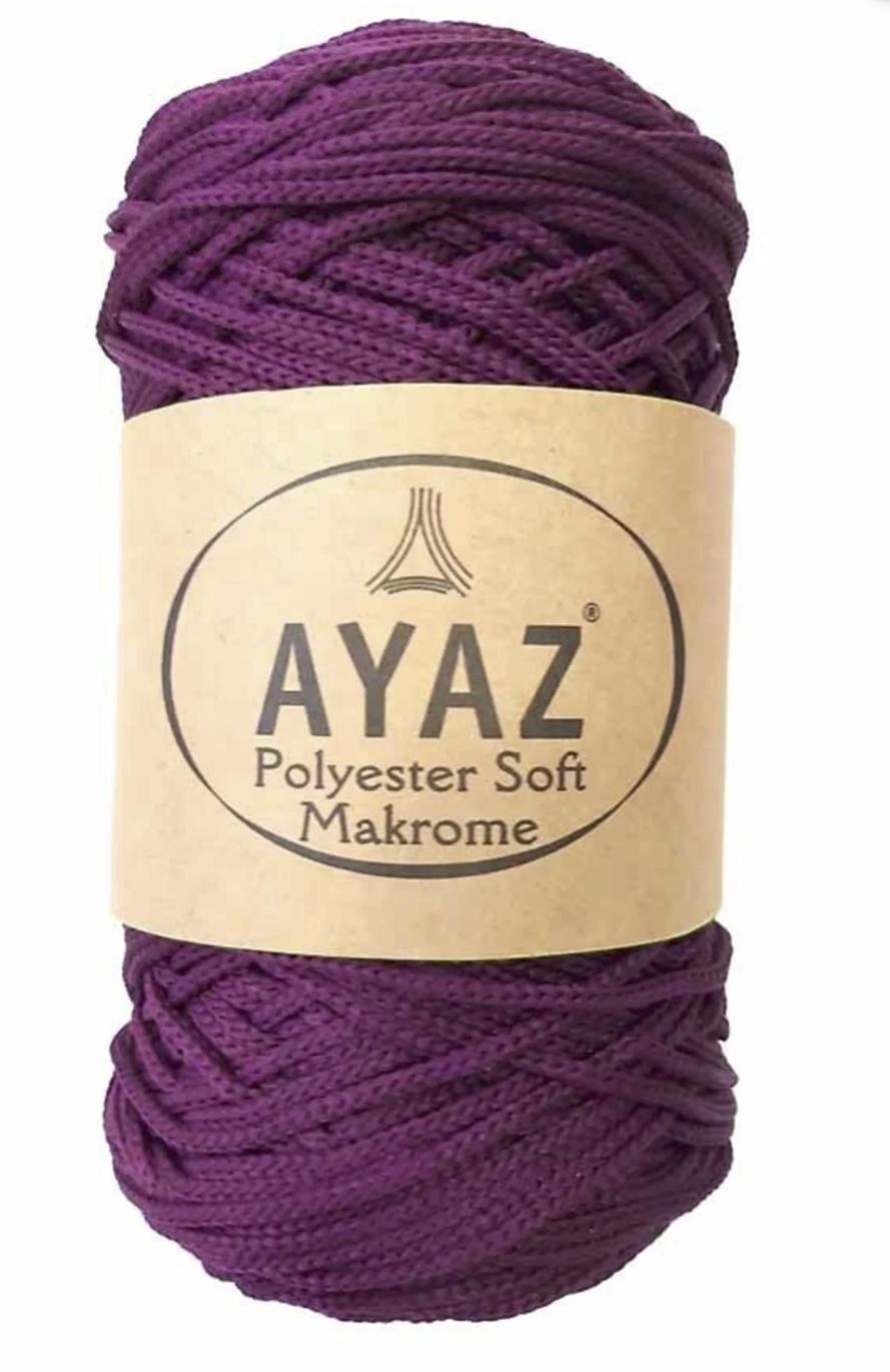 Polyester Soft Makrome İpi 1060 Mürdüm 