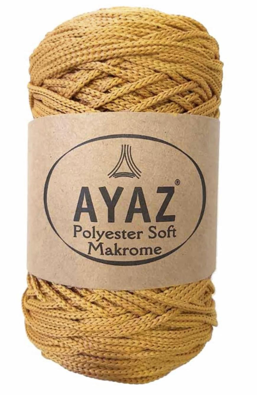Polyester Soft Makrome İpi 1111 Hardal
