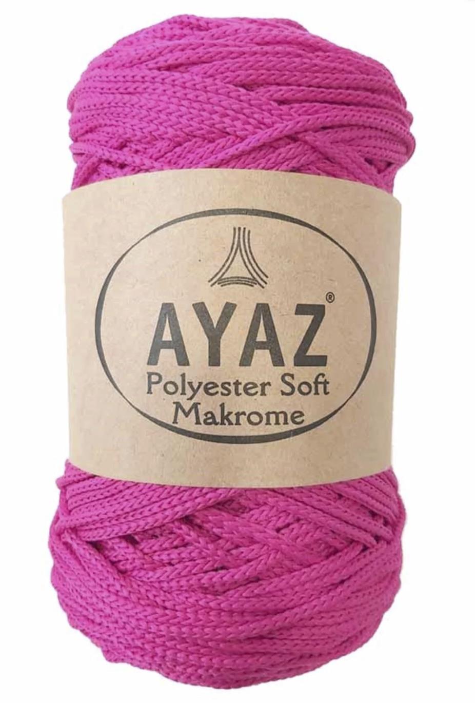 Polyester Soft Makrome İpi 1137 Fuşya