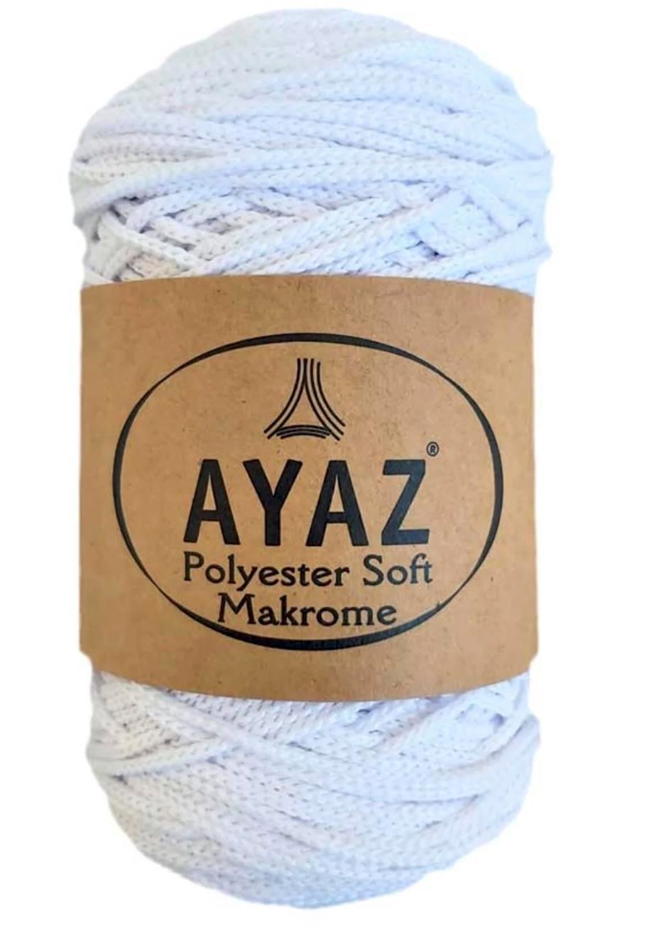 Polyester Soft Makrome İpi 1208 Beyaz 