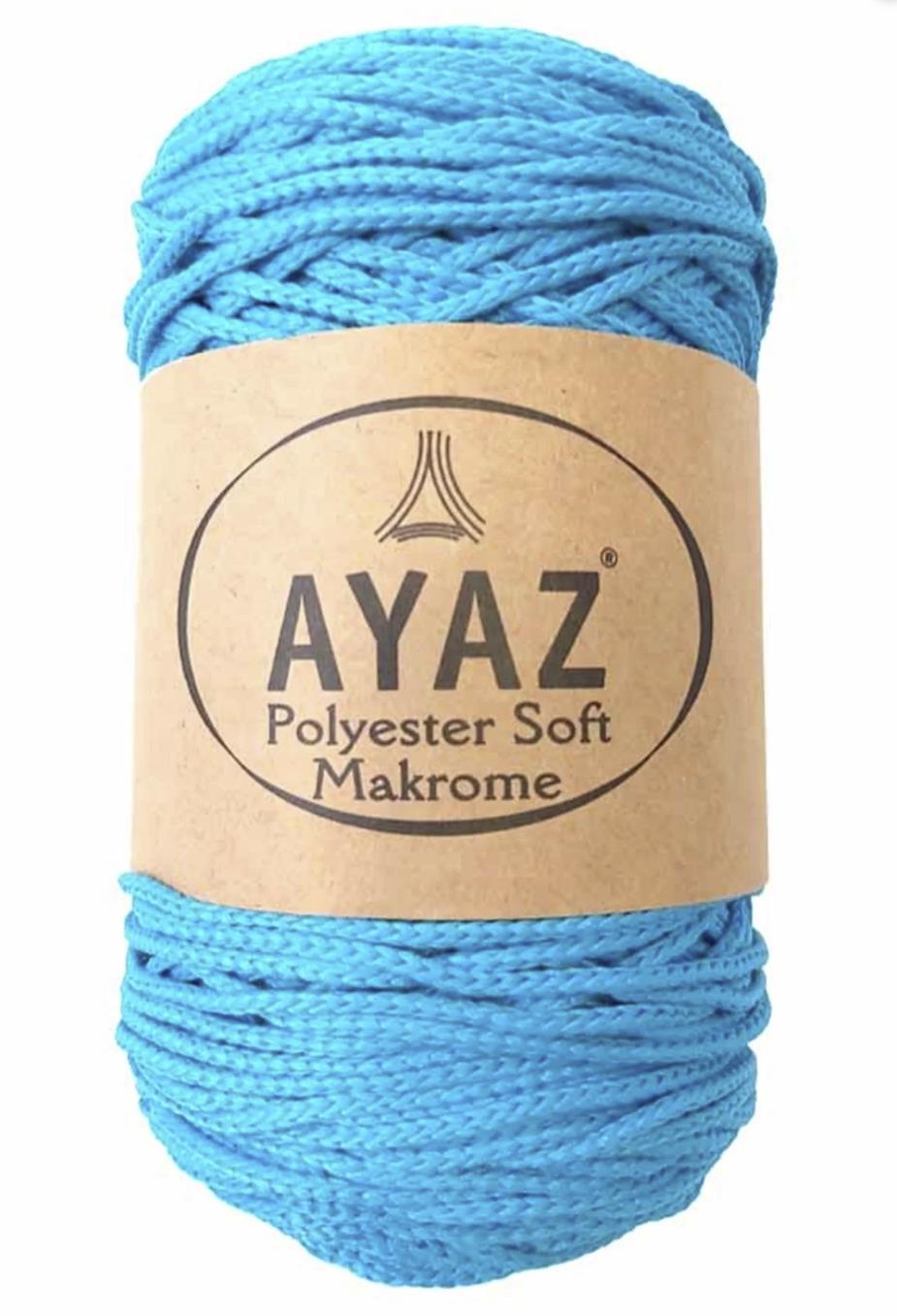 Polyester Soft Makrome İpi 1235 Turkuaz