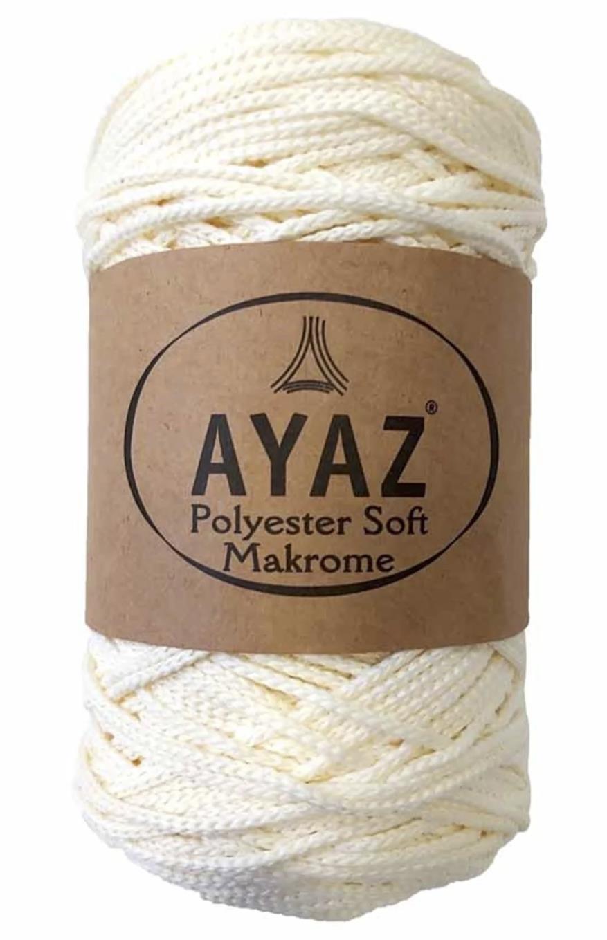 Polyester Soft Makrome İpi 1300 Kemik