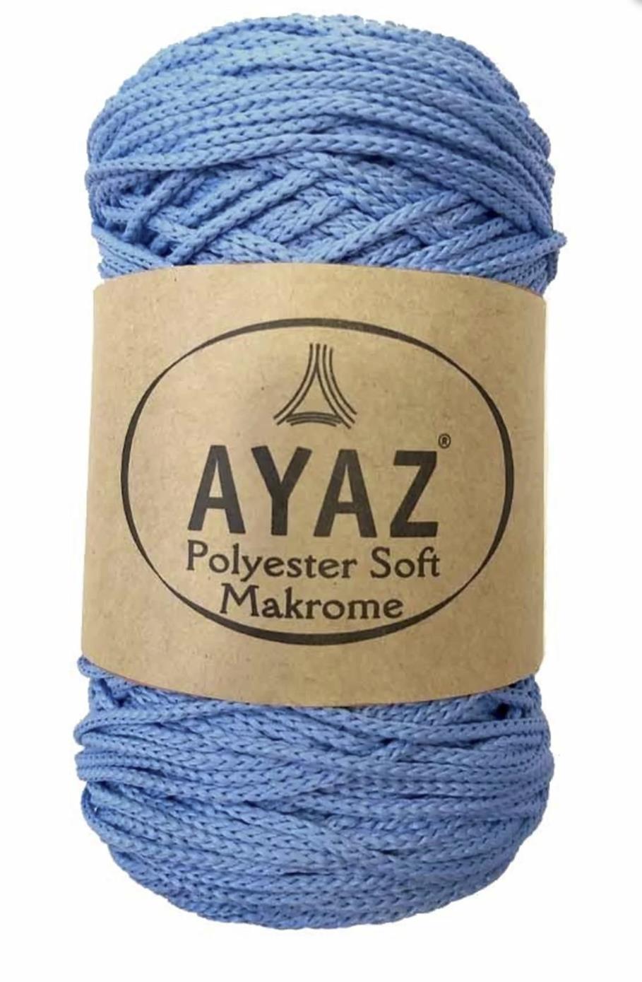 Polyester Soft Makrome İpi 2256 Koyu Mavi