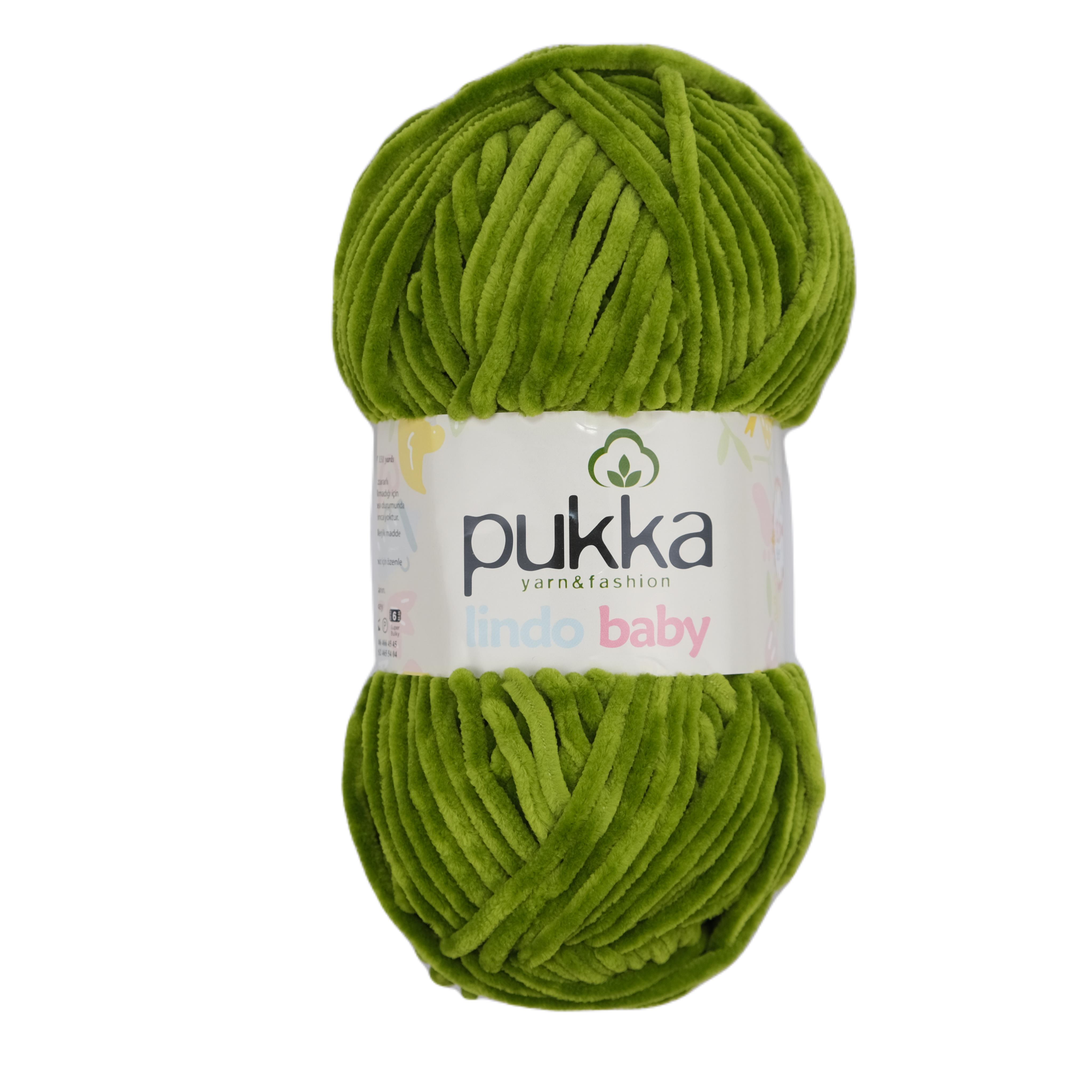 Pukka Lindo Baby Kadife İp Fıstık Yeşil 70932