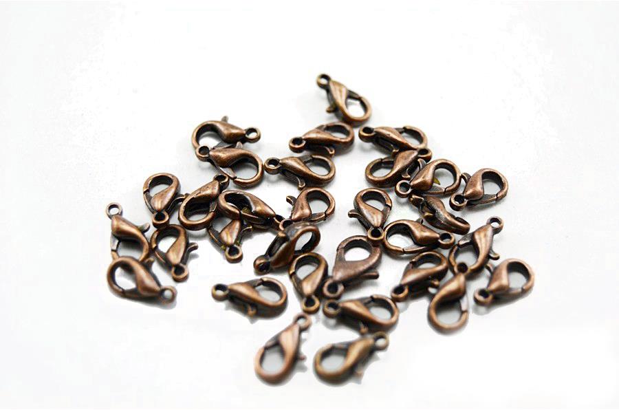 S503 14 mm Bakır Rengi Papağan Klips 100 Adet