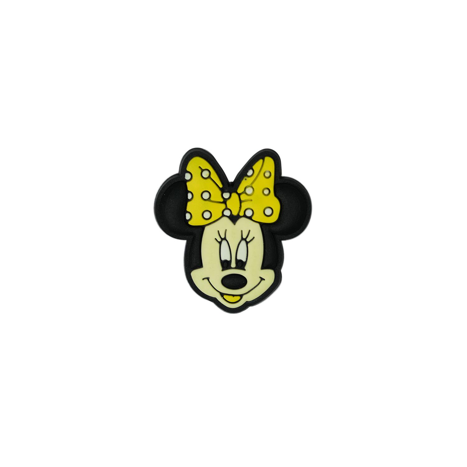 Sarı Fiyonklu  Mouse Figürlü Silikon Obje