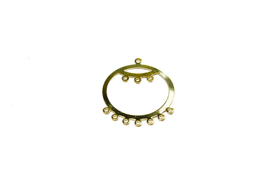Sarı Metal Kaplamalı Küpe Aparatı