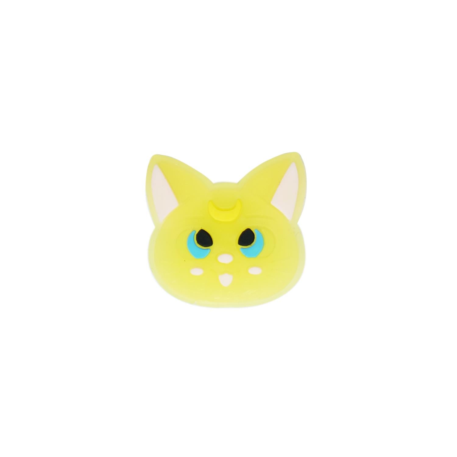 Sarı Renk Kedi Figürlü Silikon Obje