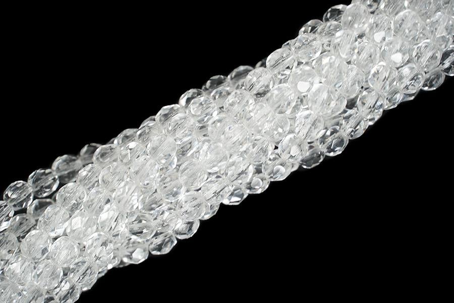 Şeffaf Çek Kristali Boncuk Dizisi 6 mm