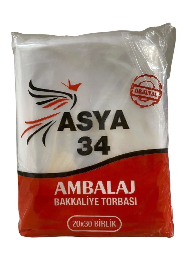 Şeffaf Naylon Bakkaliye Poşeti 20 x 30 cm 1 Kilogramlık