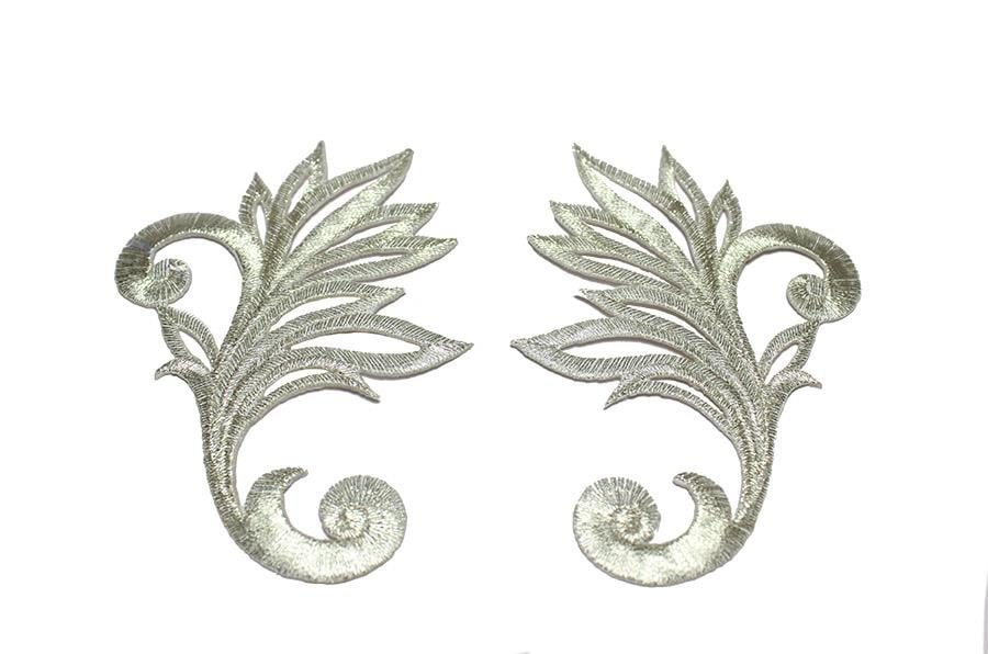 Sim Aplik Çifti Gümüş 03