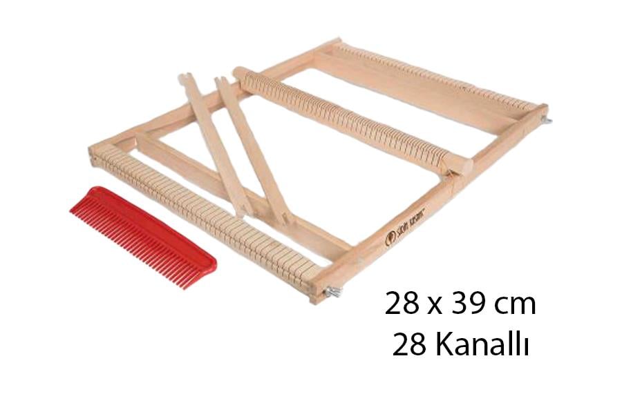 Şirin Kasnak Omurgalı Eğitim dokuma Tezgahı 28 Kanallı