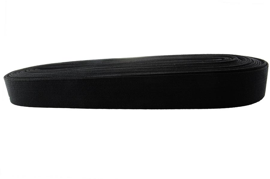 Siyah Renk 2 cm Dokuma Şerit Lastik