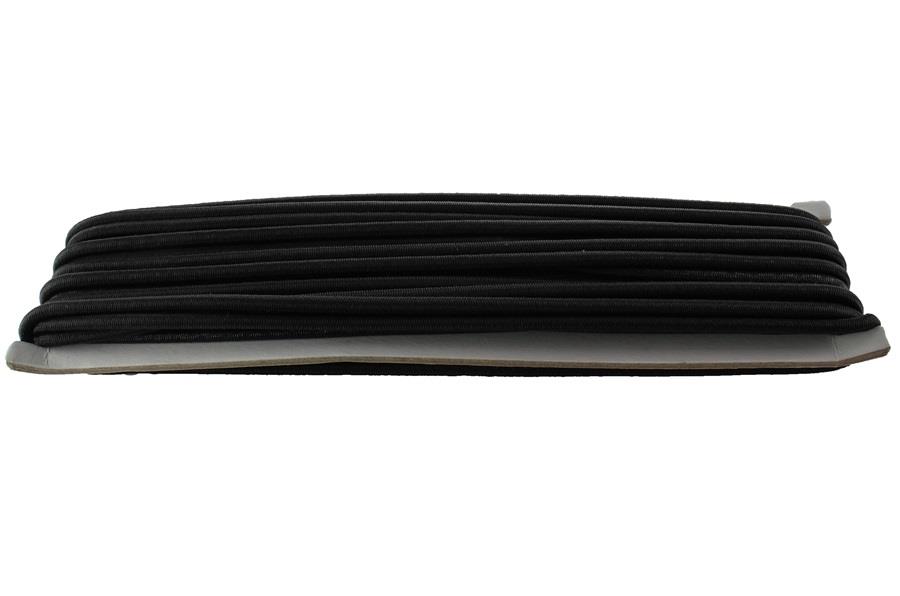 Siyah Renk Oluklu Bebe Şerit Lastik