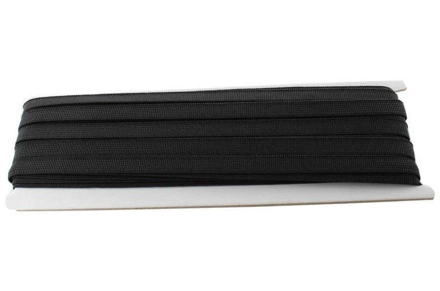 Siyah Renk Yassı Şerit Lastik