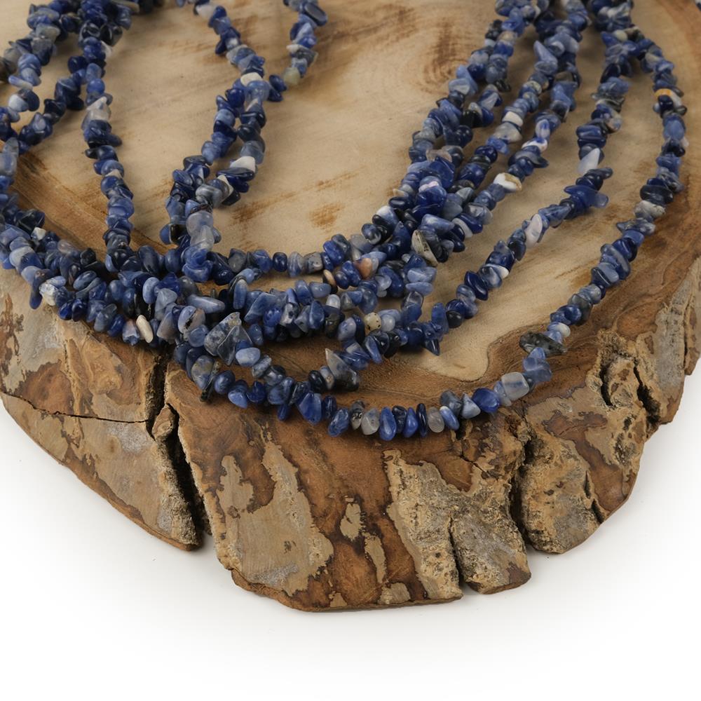 Sodalit Taşı Kırık Doğal Taş Dizisi