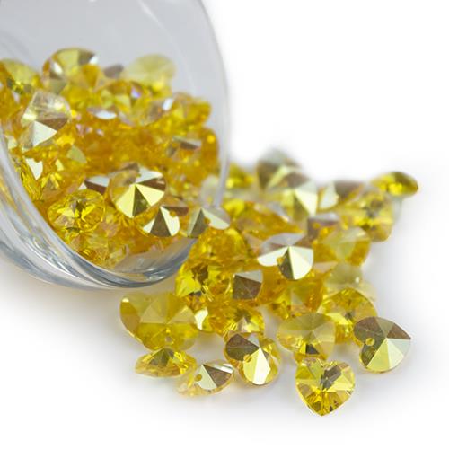 Swarovski Kristal Boncuk 10 mm 20 Gr Janjanlı Kalp Model-02