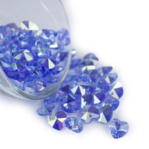 Swarovski Kristal Boncuk 10 mm 20 Gr Janjanlı Kalp Model-08
