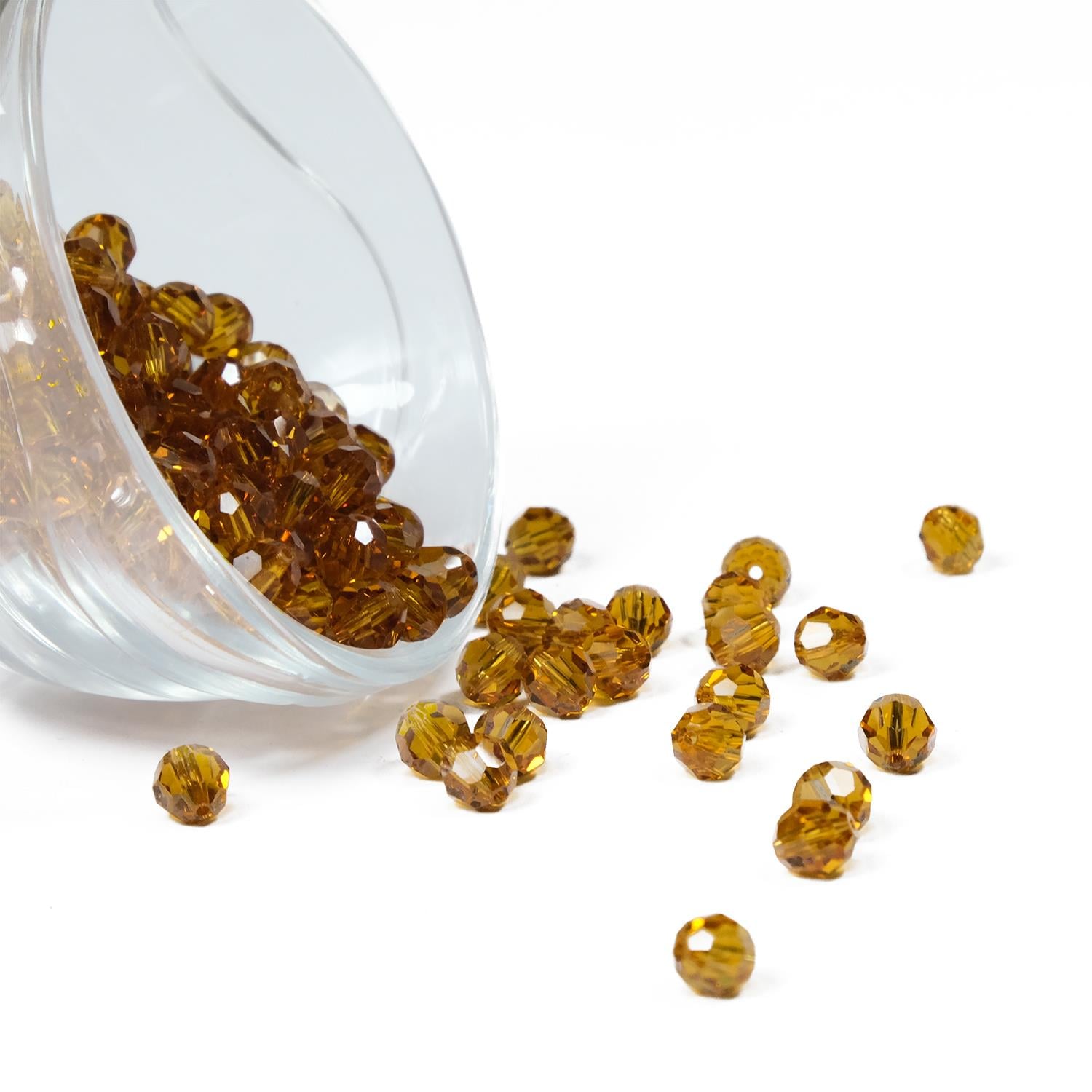 Swarovski Kristal Boncuk Bal Rengi 6 mm
