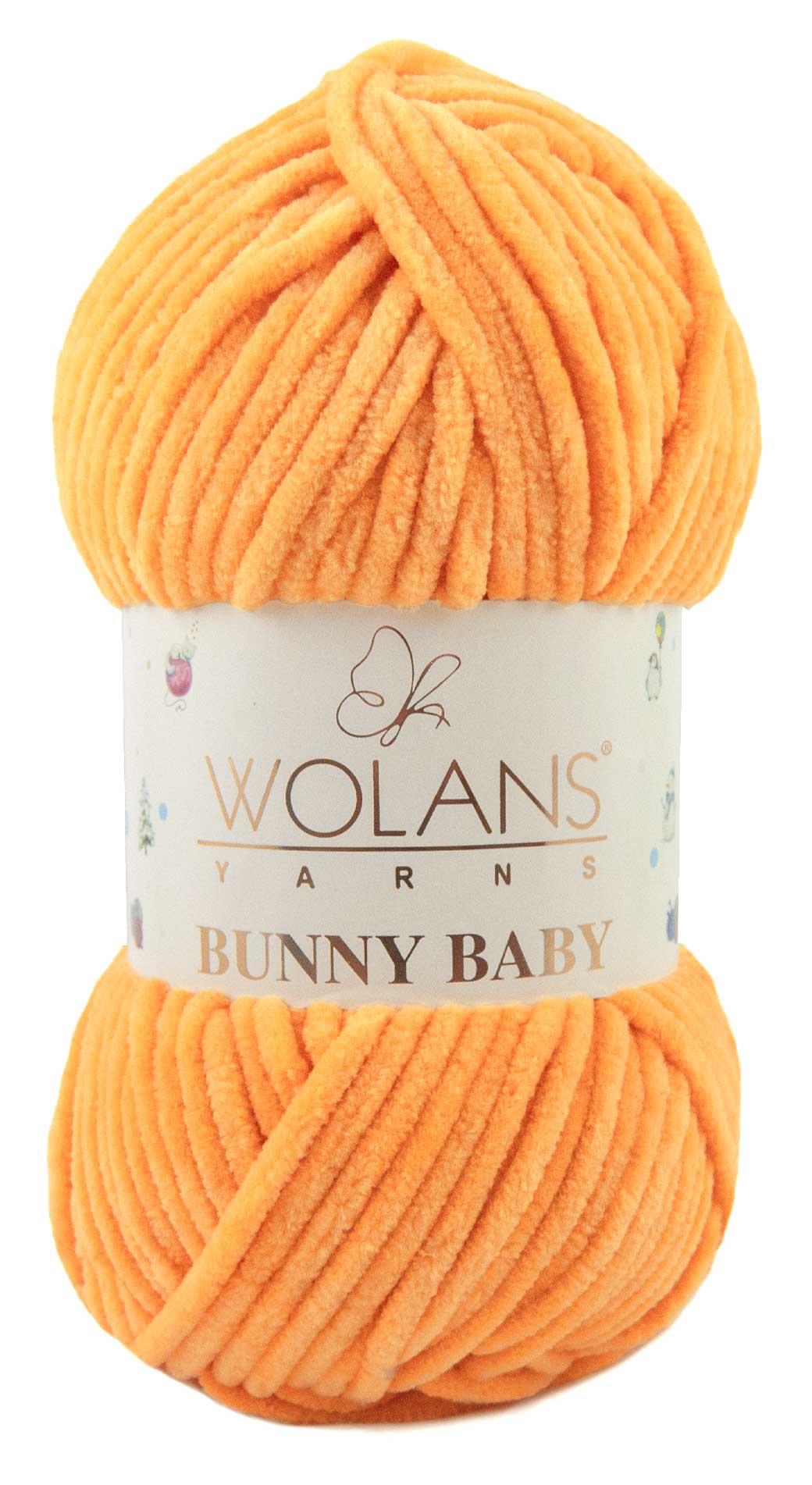 Wolans Kadife İp Bunny Baby Açık Turuncu 10043