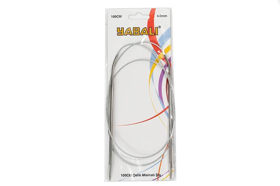 Yabalı 100 cm Çelik Misinalı Şiş 4 mm